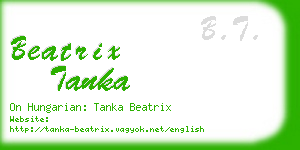 beatrix tanka business card